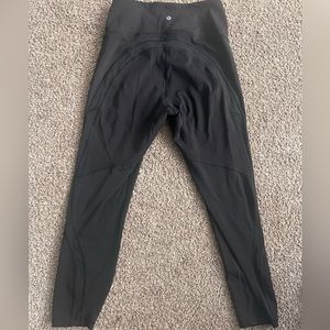 Lululemon leggings black see through 8